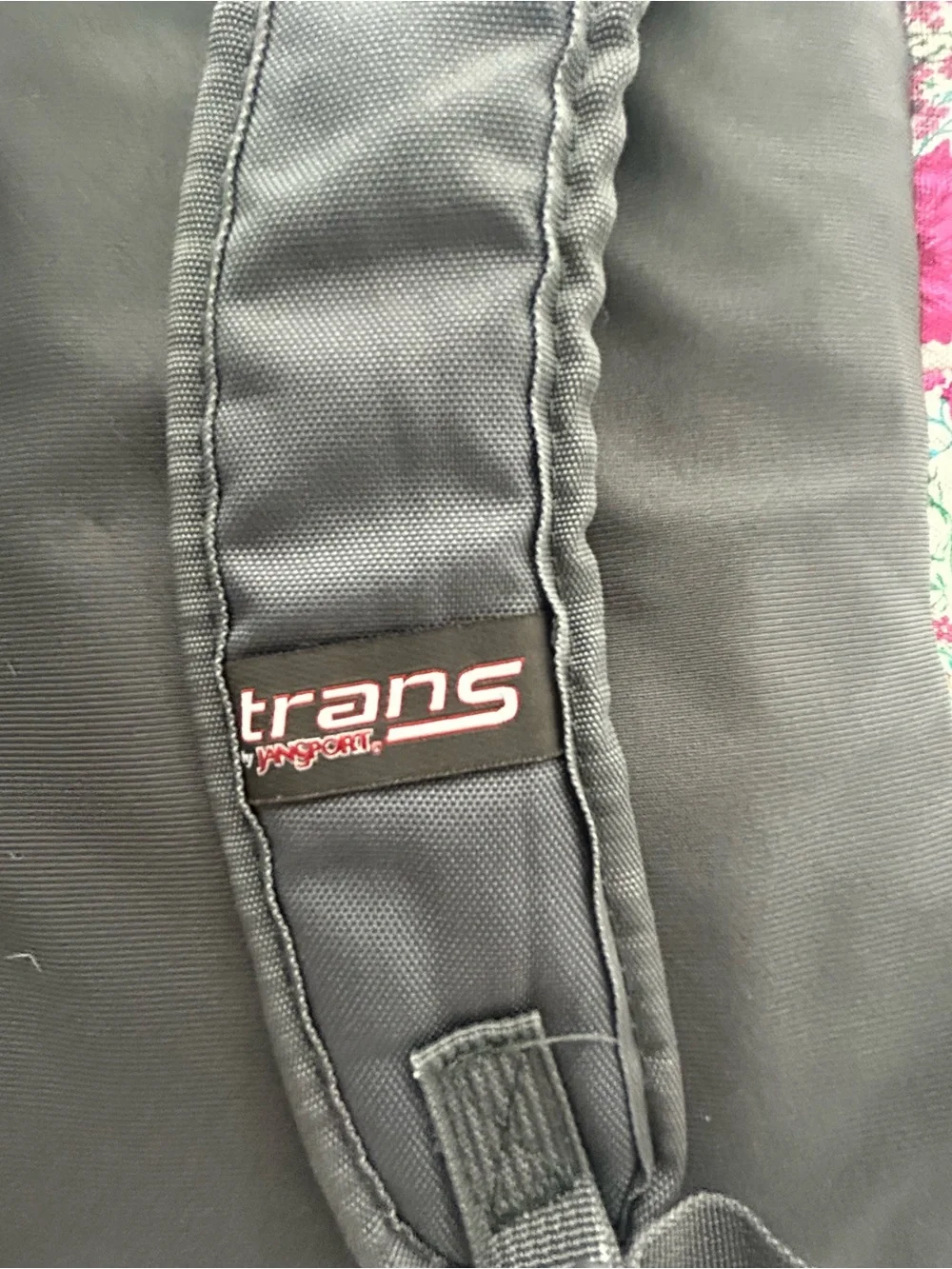 Trans by Jansport Floral Pink Canvas Backpack 15x13x5